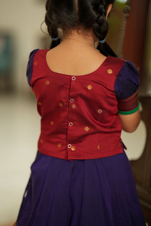 Nithila Violet Lehenga Mini (Set of 2)