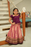 Tanisha Pink Lehenga Mini (Set of 2)