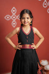 Tamizh Black Lehenga Mini (Set of 2)