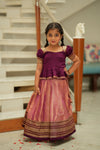 Tanisha Pink Lehenga Mini (Set of 2)