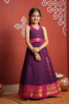 Tamizh Violet Lehenga Mini (Set of 2)