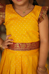 Rithanya Yellow Lehenga Mini (Set of 2)