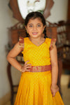Rithanya Yellow Lehenga Mini (Set of 2)