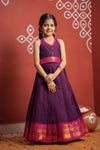 Tamizh Violet Lehenga Mini (Set of 2)