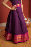 Tamizh Violet Lehenga Mini (Set of 2)