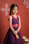 Tamizh Violet Lehenga Mini (Set of 2)