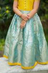 Nethra Aqua Blue Frock Mini