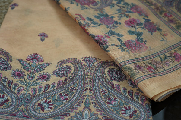 Yellow Chanderi Suit