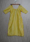 GRG - Yellow Chanderi Kurti - XS only
