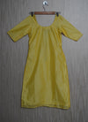 GRG - Yellow Chanderi Kurti - XS only