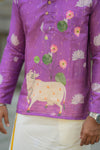 Arsh - Pichwai Purple Kurta