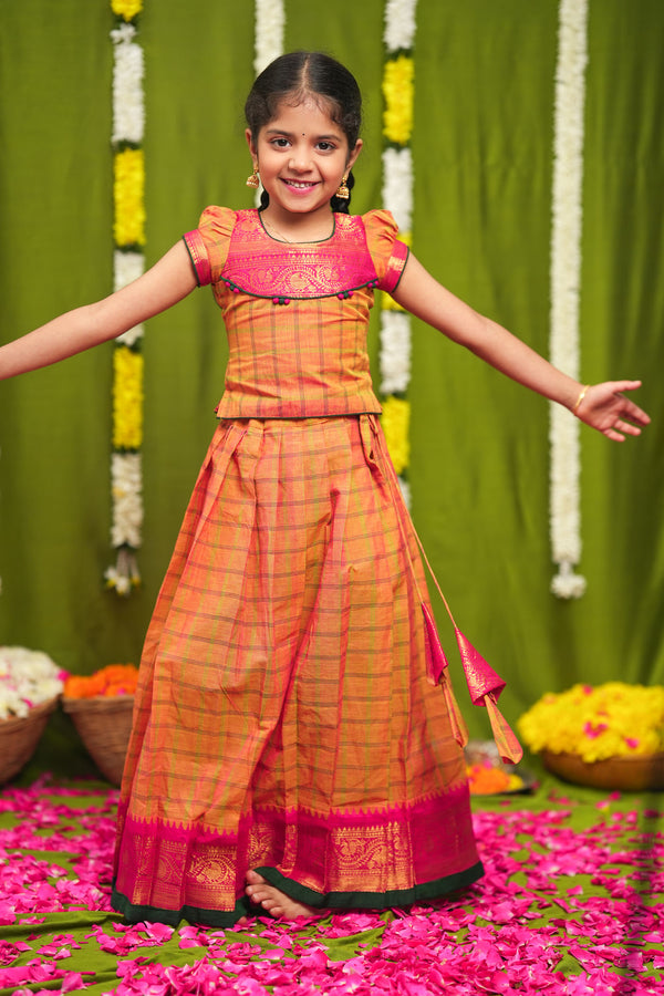 IMD - Samaira Yellow Lehenga Mini (Set of 2)