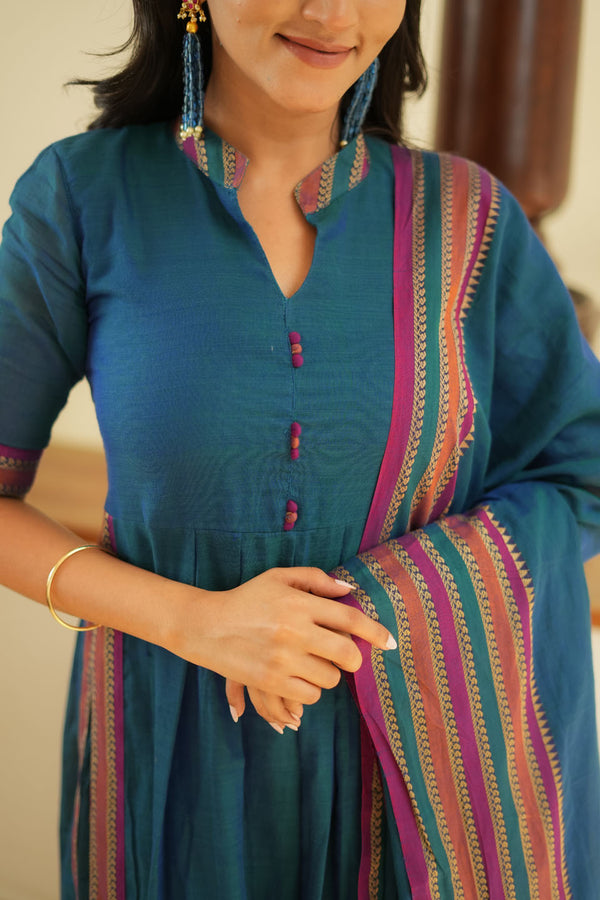 Geetanjali Teal Mom & Me Set