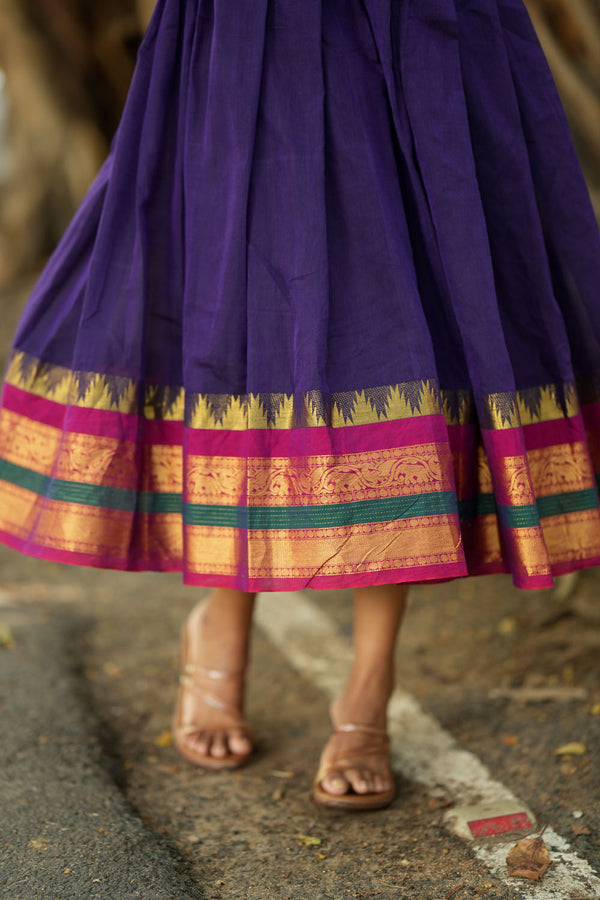 Charvi Violet Narayanpet Dress