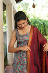 Prathana Teal & Maroon Mom & Me