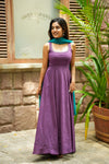 Pavni Violet With Teal Anarkali Set ( Set of 2 )