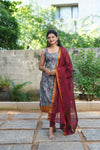 Prathana Teal & Maroon Mom & Me