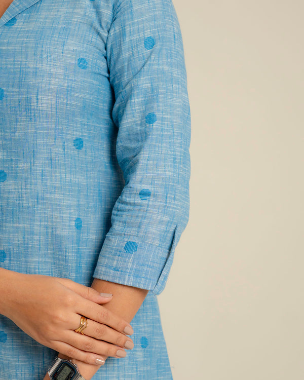 Classic Dual Handloom A-Line Kurta (PR)
