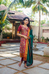 Prathana Maroon & Green Mom & Me