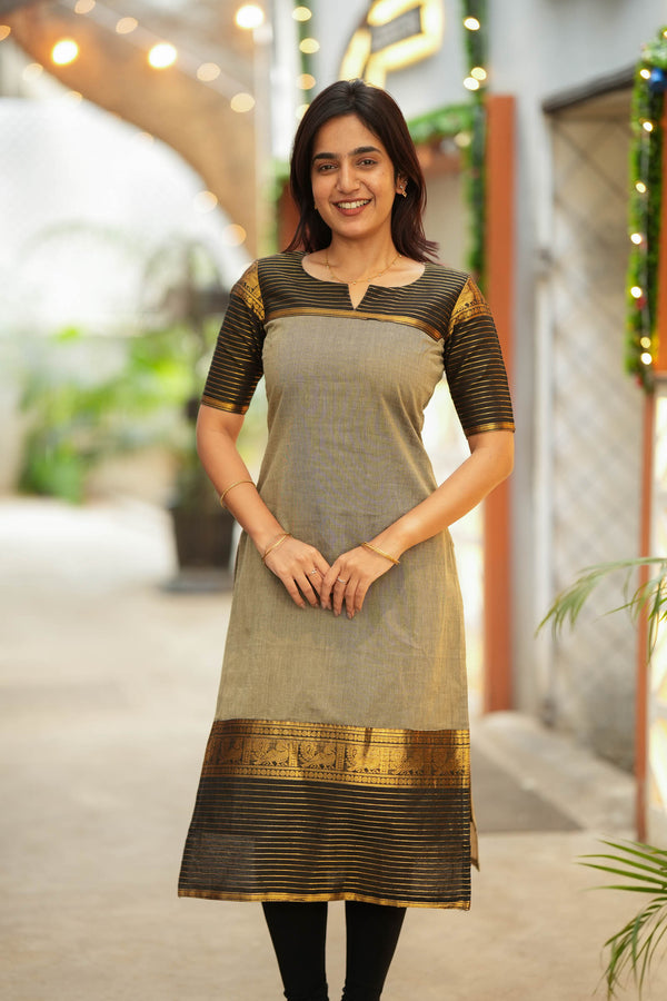 Radhi Grey Kuri Set (set of 2)