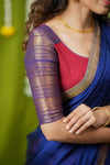 Esha Red check Halfsaree (Set of 3)
