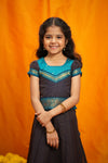 Ruhika Navy Handloom Cotton Mini