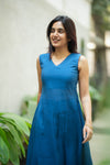Nandhitha Teal Kurta Set ( Set of 2)