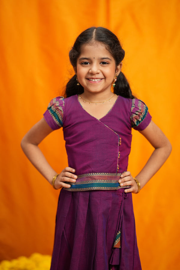 Vanika Magenta Mom & Me Set