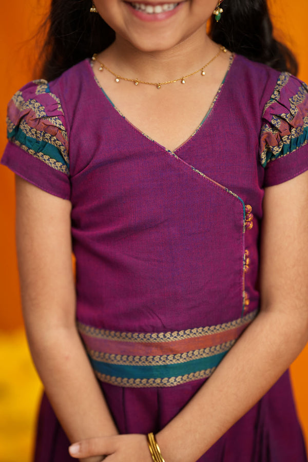 Vanika Magenta Mom & Me Set