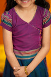 Vanika Magenta with Teal Mom & Me Set