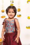 Prathana Teal & Maroon Mom & Me