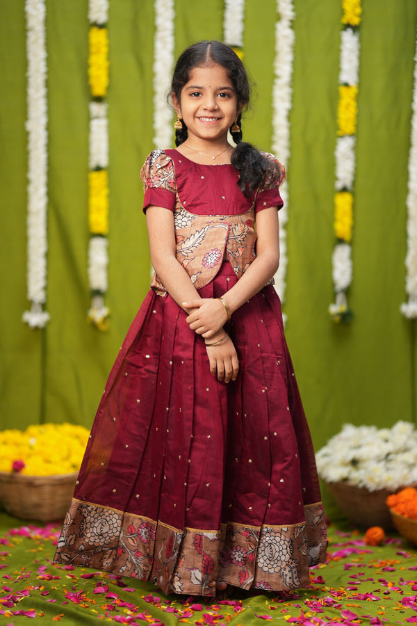 Darshini Red Peplum Top & Skirt Mini