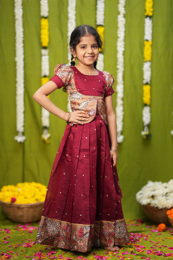 Darshini Red Peplum Top & Skirt Mini