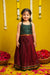 Megha Green with Maroon Lehenga Mini