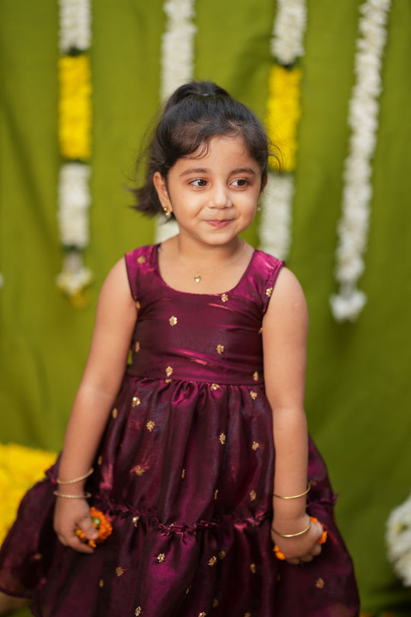 Gayathri Red Frock Mini