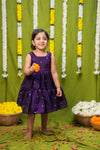Gayathri Purple Frock Mini
