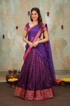 Nalini Violet Halfsaree (Set of 3)