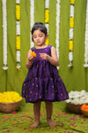 Gayathri Purple Frock Mini