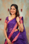 Nalini Violet Halfsaree (Set of 3)
