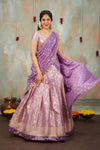 Manju Lavender Halfsaree (Set of 3)