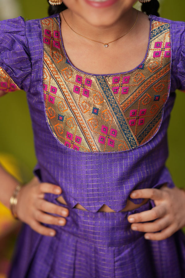 Hamsini Violet lehenga mini