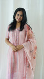 Chanderi Suit Pink