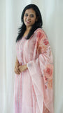 Pink Chanderi Suit
