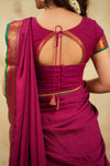 Riddhi Magenta Halfsaree (Set of 3 )