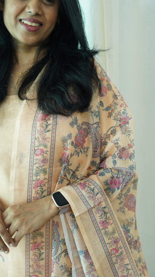 Yellow Chanderi Suit