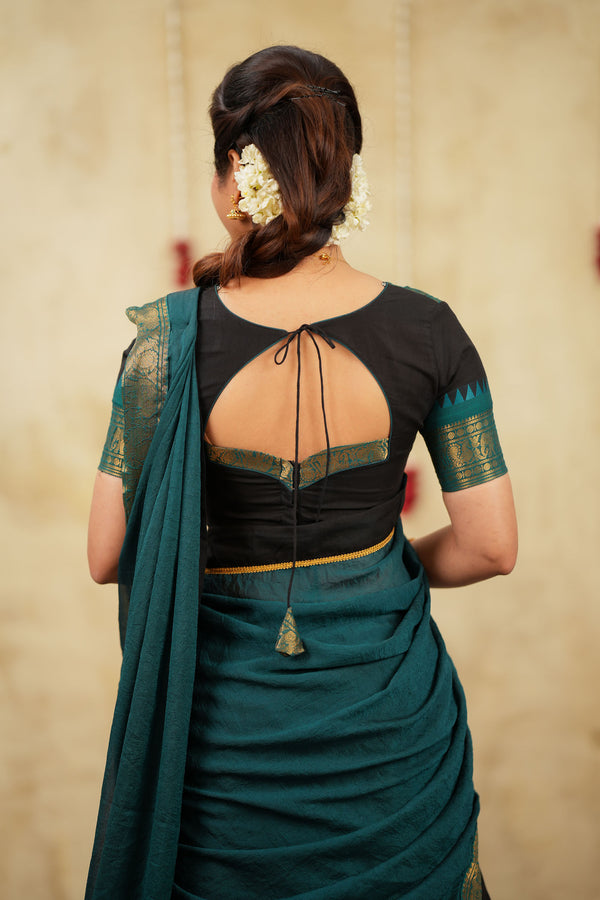 Maanvi Black Halfsaree (Set of 3 )