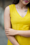 Nandhitha Yellow Kurta Set