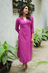 Umaiyaal Magenta Kurti Set (Set of 2)