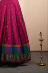 Thendral Magenta Croptop and Skirt (Set of 2 )