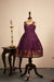Kanimozhi Wine Chettinad Cotton Frock Mini